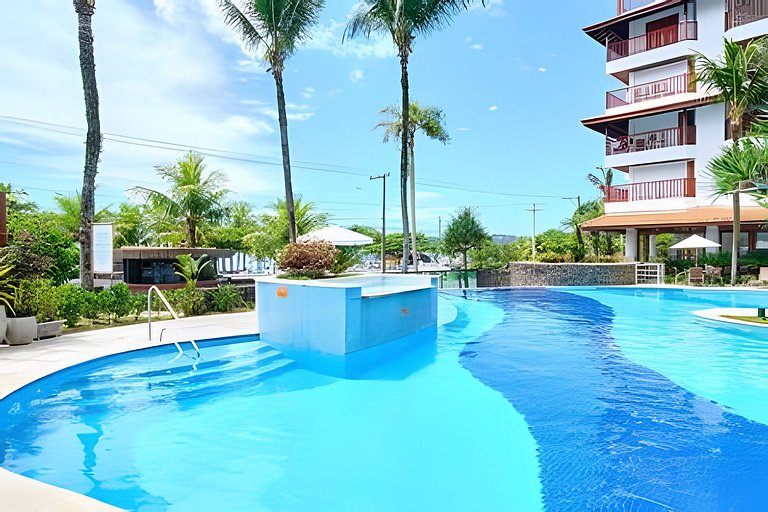 Frente ao mar na Praia Grande.