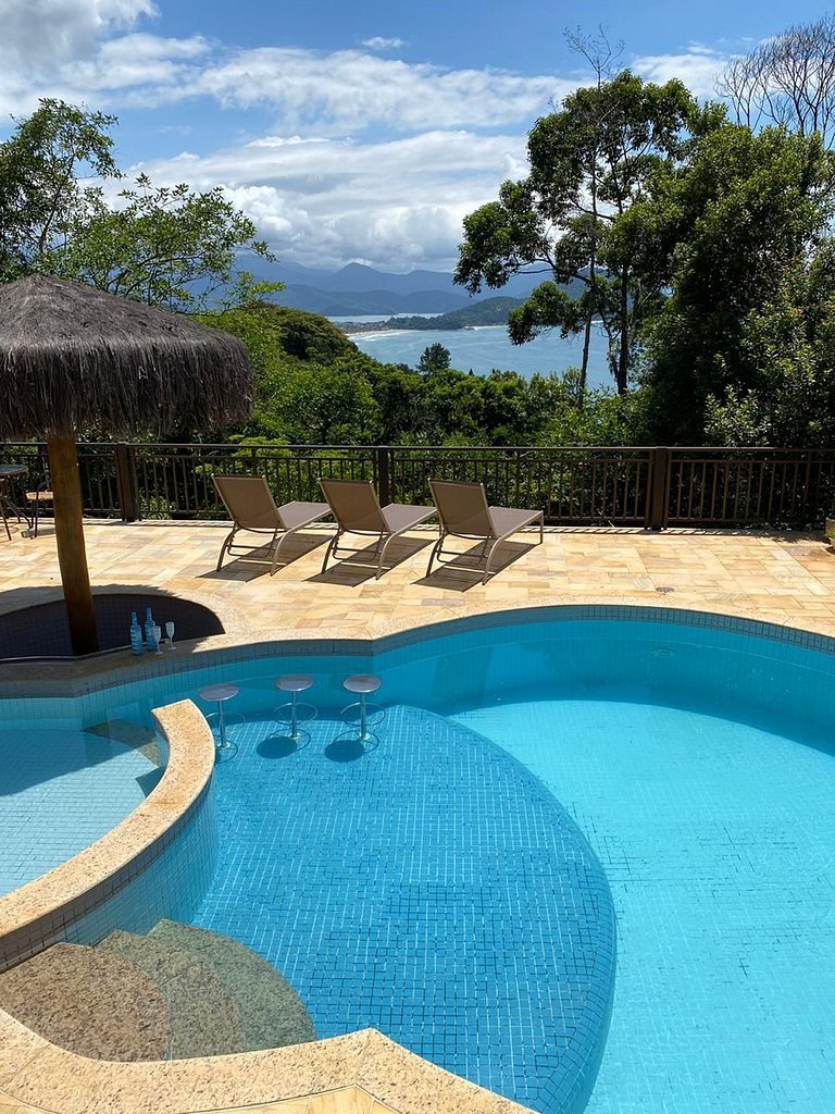 Vista incrível para o mar, casa 127 cond. Toninhas