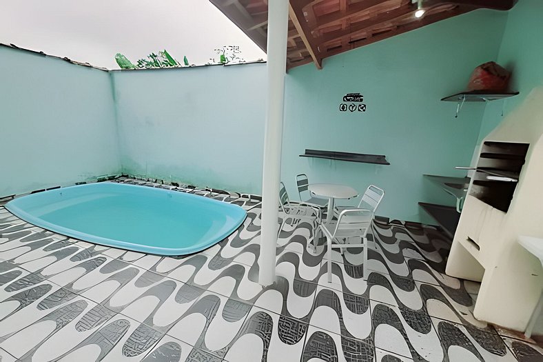 Casa 35 Praia Grande com piscina e 3 dormitórios